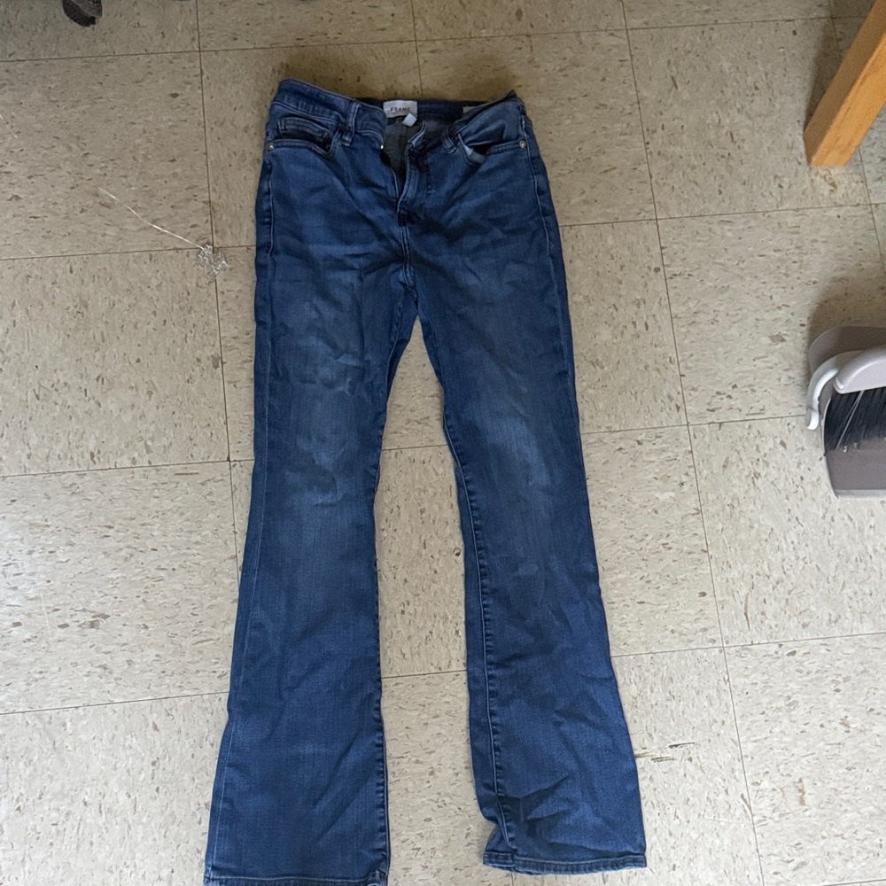 Frame Denim Women's Dark Blue Flare Jeans